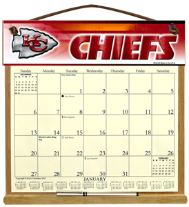 Kansas City Chiefs Calendar Holder